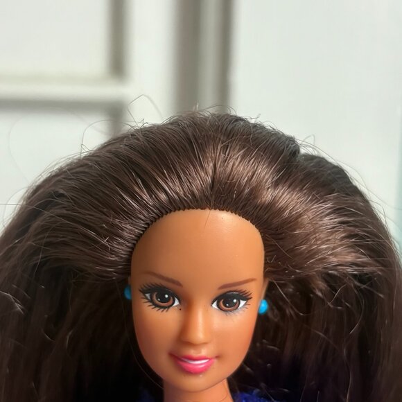 1990 Mattel Talking Teresa Barbie Brown Hair and Eyes Articulated Arms Knees Ben - Picture 2 of 5